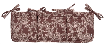 Betttasche mit 3 tiefen Taschen - Müsli - Reed - von Green Cotton - Brown Sugar