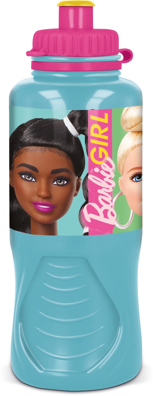 Barbie Trinkflasche - Trinkflasche mit Trinkhalm für Kinder - Barbie