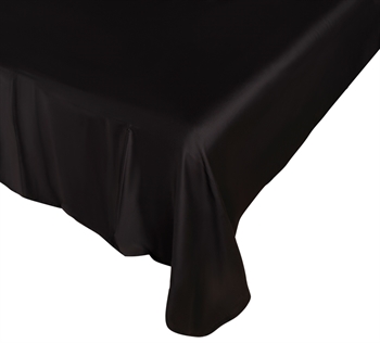 Seiden-Bettlaken - Glattes Laken - 150x260 cm - Schwarz - 100 % Butterfly silk