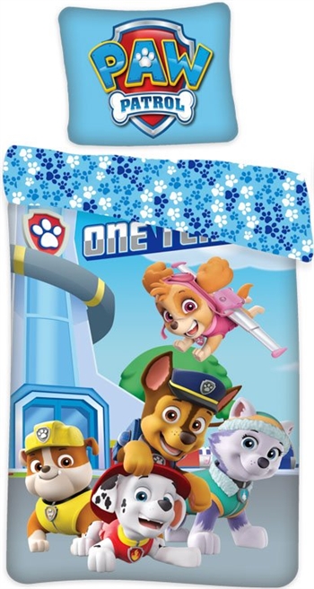 Paw Patrol Bettwäsche - 140x200 cm - Lumineszierendes Set - 100 % Baumwolle