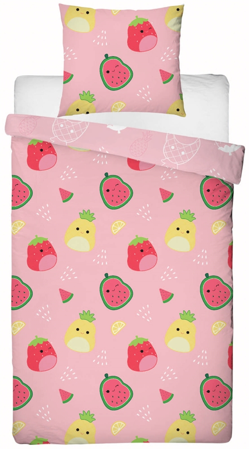 Squishmallows Bettwäsche - 140x200 cm - Squishmallows 2-in-1 Bettwäsche-Set - Deckenbezug aus 100% Baumwolle