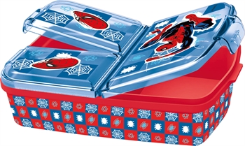 Spiderman Lunchbox - Lunchbox mit 3 Fächern für Kinder - Spiderman