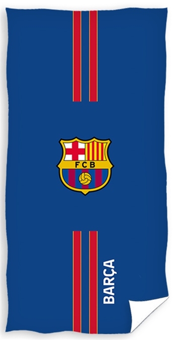 Barcelona Handtuch - 70x140 cm - FCB-Logo - 100% Baumwolle - Strandtuch mit FC Barcelona Logo