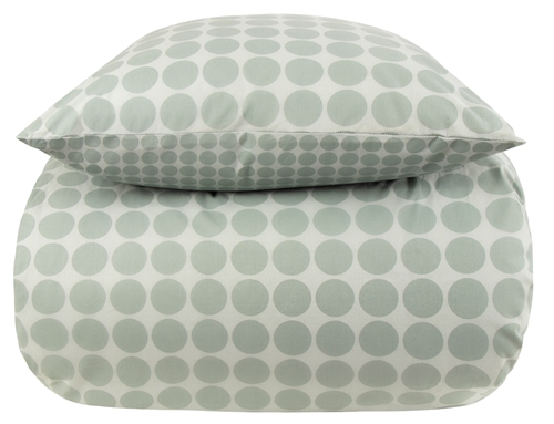 Bettwäsche 140 x 200 cm - Circle green - 100 % Baumwolle - Borg Living Bettwäsche-Set