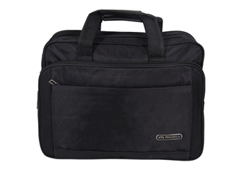 Computertasche - Schwarz aus strapazierfähigem Nylon - Passend für 15" Laptops