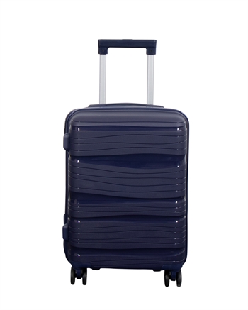 Kabinenkoffer - Leichter Koffer aus Polypropylen - Waves blau - Hardcase Reisekoffer