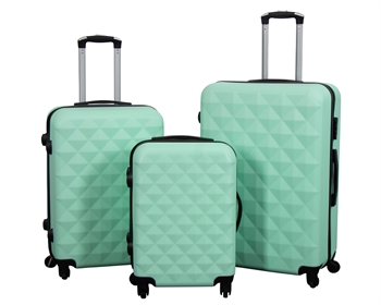 Koffer-Angebot - 3 Stk. - Exklusives Hardcase Koffer-Set Angebot - Diamant Türkis