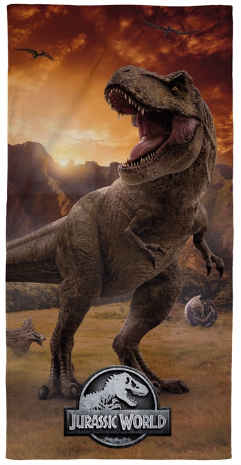 Dinosaurier-Strandtuch - Jurassic World - 70x140 cm - 100 % Baumwolle