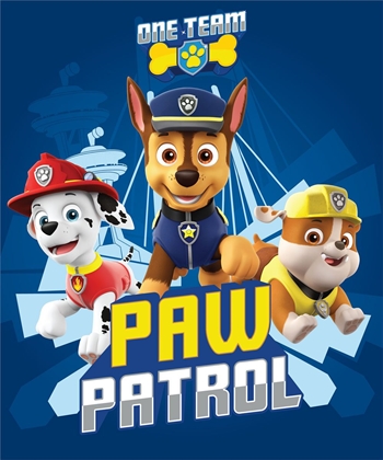 Kinderdecke - Paw Patrol - 100 x 140 cm - Weiche und kuschelige Fleecedecke - Borg living