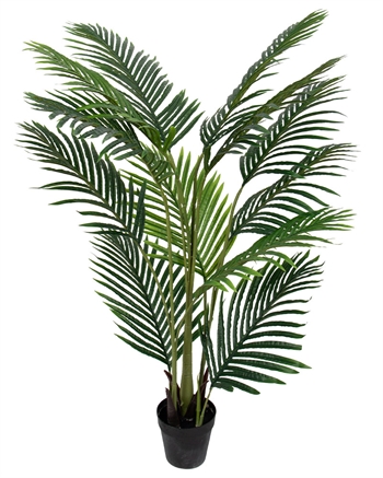 Künstliche Areca Pflanze - 135 cm hoch - Schöne und naturgetreue Bodenpflanze