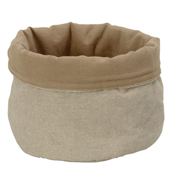 Brotbeutel - Ø20 cm - Beige/Sandfarben - Schöner und praktischer Brotbeutel aus 100 % Baumwolle - Nordstrand Home