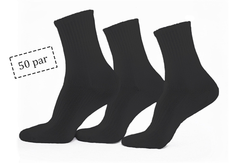 Footies – 10 Paar schwarze Sneakersocken– Größe 43-46 – Schicke Unisex-Socken