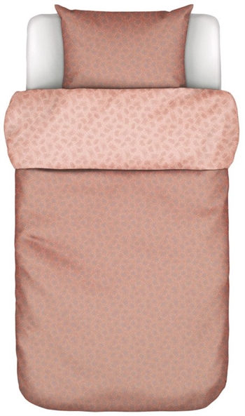 Marc O\'Polo Bettwäsche - 140x220 cm - Verin Coral Pink - 2-in-1 Bettwäscheset - Bettwäsche aus 100 % Baumwollsatin - Marc O\'Polo